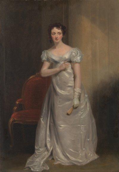 Harriet Smithson en Miss Dorillon, dans Wives as They Were, and Maids as They Are par Elizabeth Inchb... - George Clint